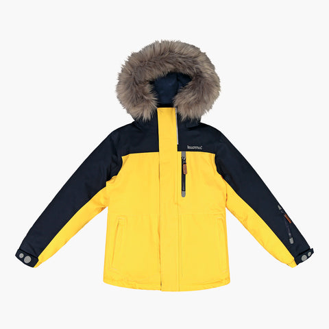 Kuoma Lasten toppatakki Hugo, T.Sininen/Keltainen